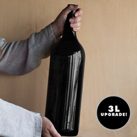 Ho Ho Ho Custom Etched Wine Bottle